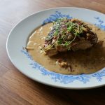 白酒芥末燉雞與蒜香四季豆 Poulet à la moutarde et haricots verts à l'ail